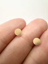 4mm 14k Yellow Gold Stud Earring Post Finding...