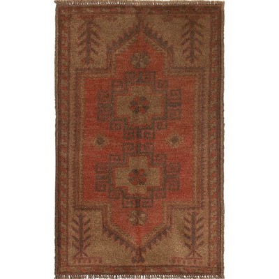 Handmade Overdyed Rug Traditional Area Carpet 4.8x2.6 ft