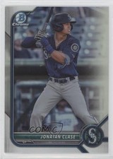 2022 Bowman Draft Chrome Refractor Jonatan Clase #BDC-30 09wc