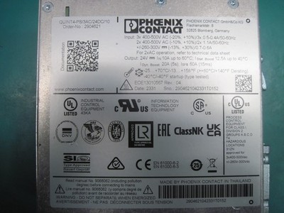 QUINT4-PS/3AC/24DC/10  2904621  PHOENIX CONTACT