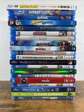20 Blu-ray Lot Cartons Family Movies Some Have DVD s 3 Per Movie