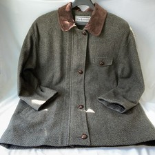 Mackintosh New England Made In the USA Wool Bland Over Coat Woman’s 16W