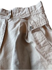 Vintage 90s Women  s Khaki Shorts With Pockets Size 11/12