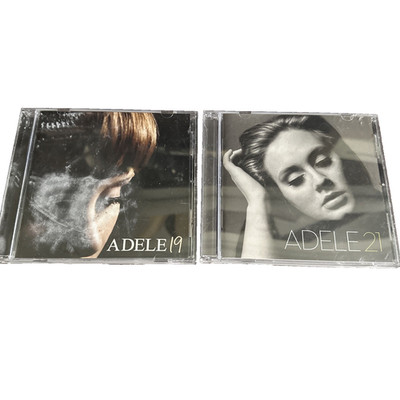 Adele 19 21 Lot Of Two Music CD's 2008 2011 Used Pair