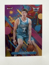 Kon Knueppel 2025-26 Topps Finest Oil Spill #4 Common RC Hornets