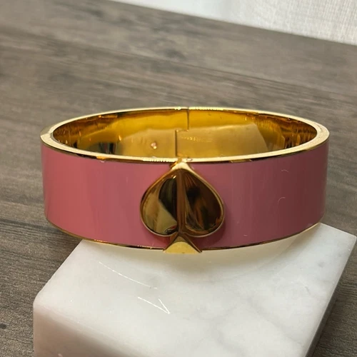 Bracciale Kate Spade oro rosa Heritage con cerniera larga #139
