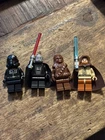 Lego Star Wars Minifigure Lot Obi-Wan Darth Vader Chewbacca Tie-fighter Pilot