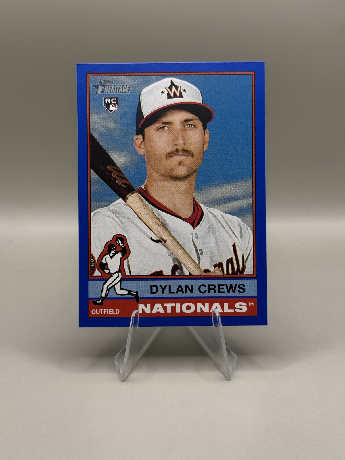 2025 Topps Heritage - Dylan Crews #247 Dark Blue Border (RC)