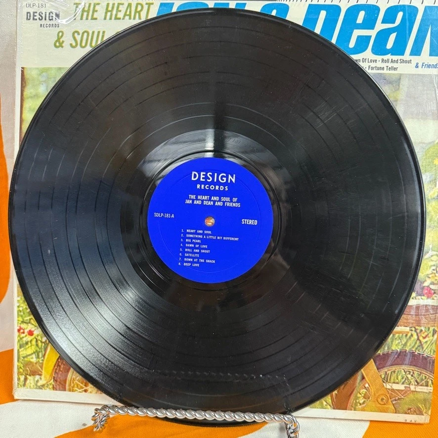Jan & Dean Vinyl Record The Heart & Soul Compilation Design Stereo LP In Shrink - Image 3 of 4