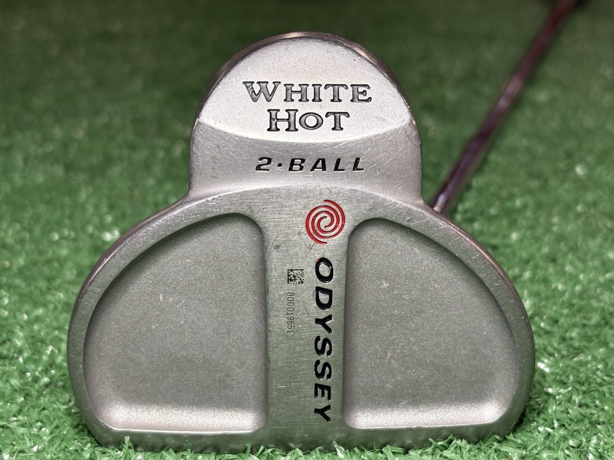 RARE LH Odyssey White Hot 2-Ball Putter Original Grip w 35