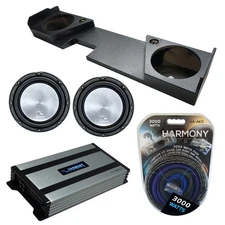2014-2018 GMC Sierra Double Cab Harmony HA-A122 Dual 12 Rhino Sub Box HA-A800.1