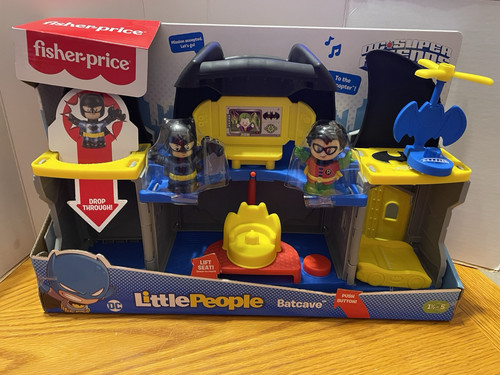 Fisher Price Little People DC Super Friends Batcave Set New 2020 Look