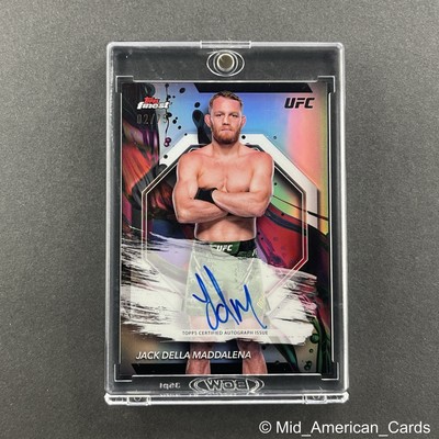 2024 Topps Finest UFC #FA-JDM Jack Della Maddalena Refractor