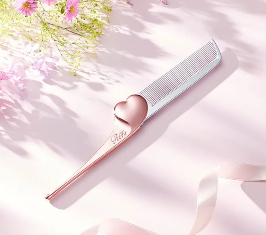 k*o様 5個 ReFa HEART COMB Aira ローズゴールド ReFa HEART COMB Aira Rose Gold Hair brush Compact Lightweight 100