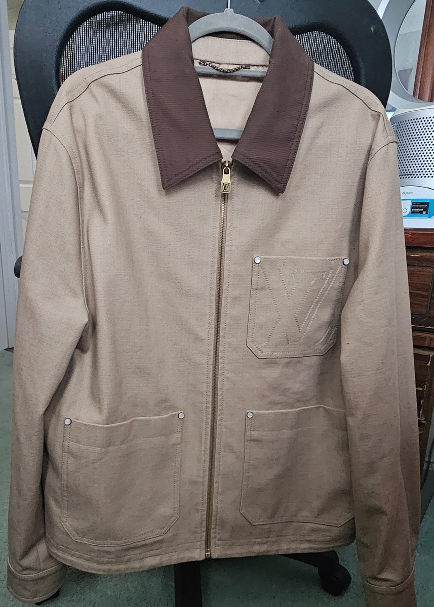 Louis Vuitton ベージュジャケット52 ワークジャケット Louis Vuitton Jacket Brown Size 52 Used. LV Icons. Search online