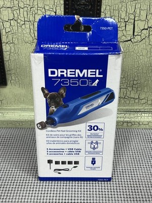 Dremel 7350-PET 4V Pet & Dog Nail Grinder, Easy-To-Use & Safe Nail Trimmer, Prof