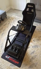 Logitech G29 Wheel & Pedals, GT Omega Sim Rig Cockpit, Sparco Seat, PC PS4 PS5