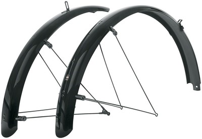 SKS B65 Bluemels Full Coverage Aluminum Fender Set for 27.5/29/700c Bikes, 65mm