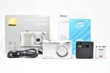Nikon Coolpix S2900 Digital Camera Silver 20.1Mp 5X With Sd Card 2663013