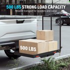 Foldable Electric-Wheelchair Hitch Carrier Mobility Scooter Rack Loading Ramp