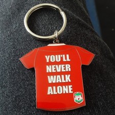 2003 YOU'LL NEVER WALK ALONE  LIVERPOOL FC METAL KEYRING