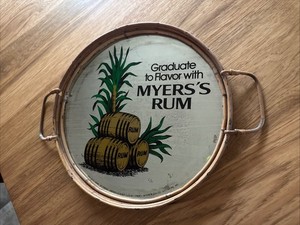 Vtg Myers's Rum Advertising Mirror By Fred L. Myers & Son Co. Baltimore Maryland