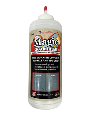 #ad Magic Crack Filler 1.4Lb 2LB Concrete Tan Filling in Concrete Cracks on Driveway $34.49