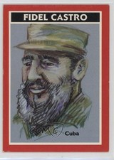 1990 CaliCo Graphics League of Nations Fidel Castro #4 0a4f