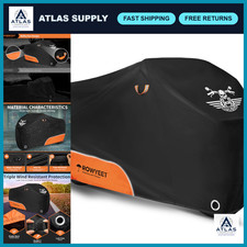 Waterproof Motorcycle Cover - All Season Outdoor Storage, UV Protection Durabl