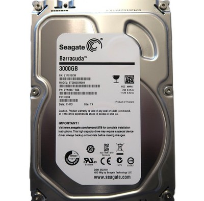 ST3000DM001 PN: 9YN166-568 FW: CC94 TK Thailand  (Z1F) 3000gb 3.5'' Sata MAY/2011