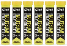 Electrolyte Hydration Tablets Lemon 6 x 20 Effervescent = 120 Tablets