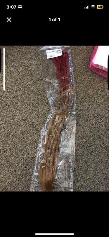 24INCH Natural Dreadlocks Hair Extensions Handmade Crochet Braiding Hair Unisex