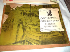 III- 2 Color -Etch Prints Lionel Barrymore Original package Water Front Old Boat