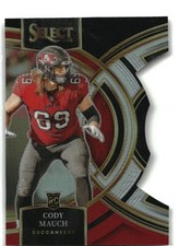 2023 Panini Select #133 Cody Mauch Silver Prizms Die Cuts