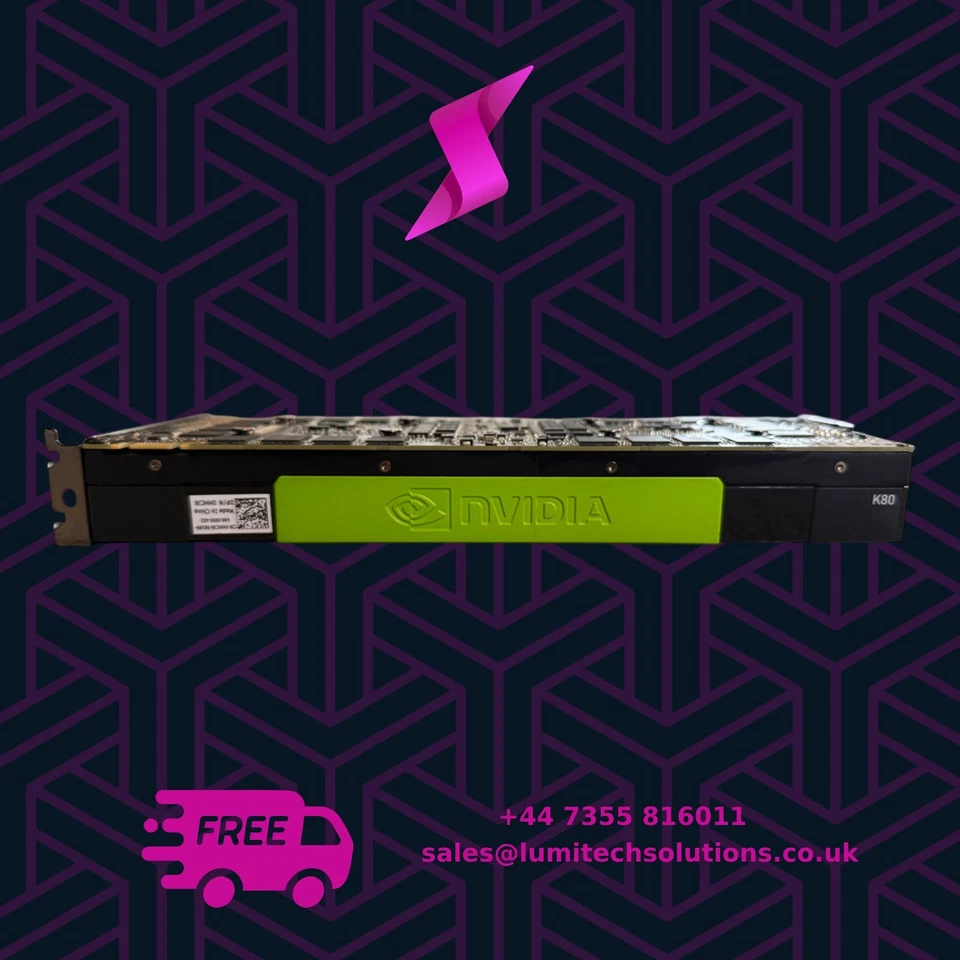 NVIDIA Tesla K80 GDDR5 24GB GPU Accelerator PCI-e 3.0 0HHCJ6 - Image 3 of 4