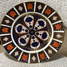 Royal Crown Derby Old Imari 1128 Large Dinner Plate 10.5" - 1st Quality