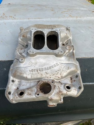 OFFENHAUSER  Aluminum Intake Manifold 65-79 Pontiac 350 389 400 455 #5720