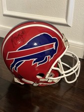 BRUCE SMITH Signed Vintage Riddell VSR-2 Proline Bills Helmet PSA/DNA COA