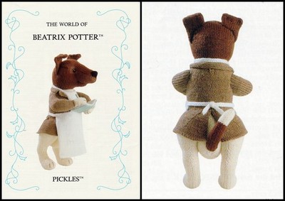 BEATRIX POTTER PICKLES SPIELZEUG/PUPPE TDB STRICKMUSTER ICH KOMBINIERE PORTO