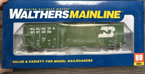 Walthers MainLine HO 910-1805 50’ ACF Ext Post Boxcar Burlington Norther Nuevo en caja CC | Zustand: New
