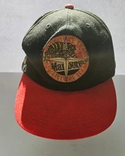 Vintage Marlboro Adventure Team Hat Black Red Cap Taiwan Read