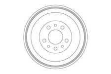 2x TRW DB4563 Bremstrommeln Ø228mm Hinten für OPEL COMBO Kasten/Kombi (X12)