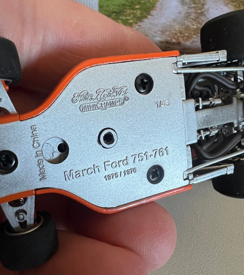 March Jägermeister Ford 751-761 Hans Stuck 1975/1976 Minichamps - Bild 4 von 4