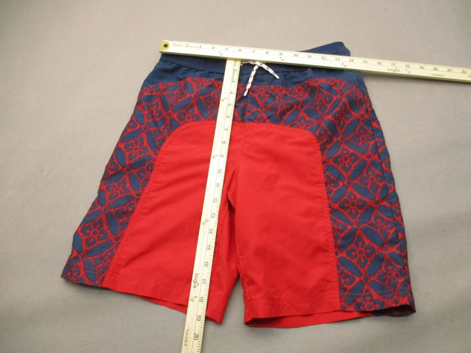 Плавательные шорты LAND' END размер 14/16 для мальчиков эластичные на талии на шнурке с подкладкой 847 - Изображение 2 из 4