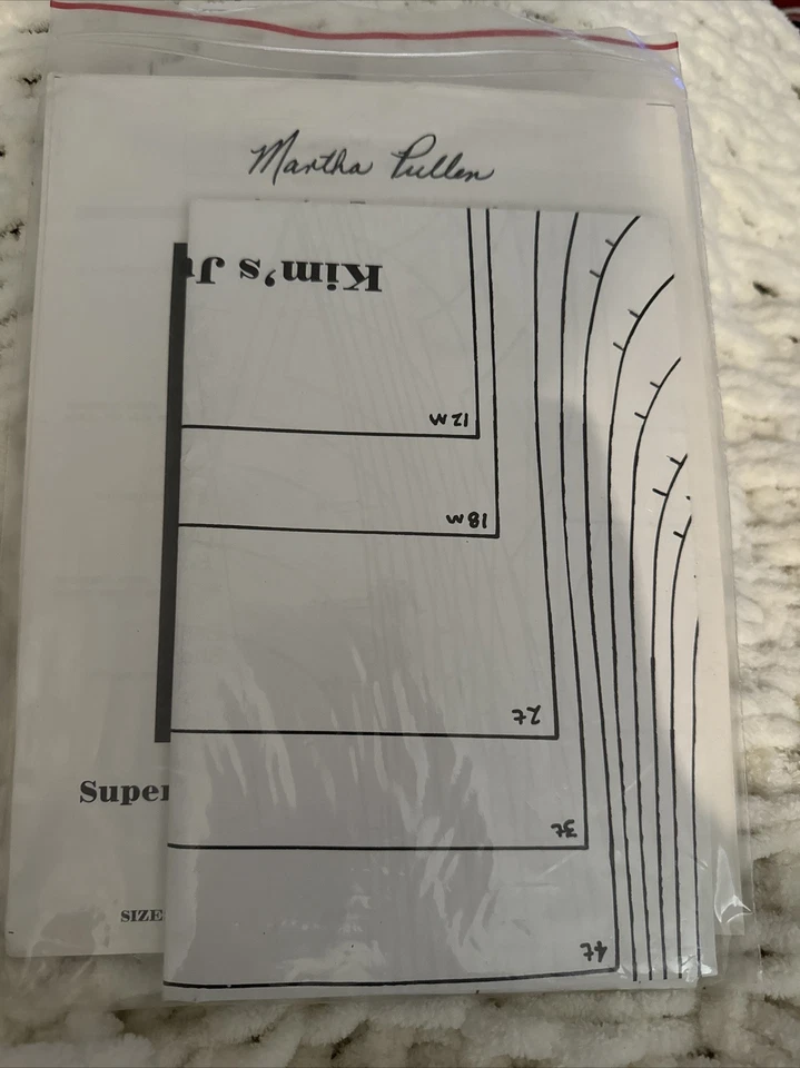 Martha Pullen Kim’s Jumpsuit Pattern Size 12 Mo - 10 Uncut 1983 Vintage Retro - Image 2 of 2