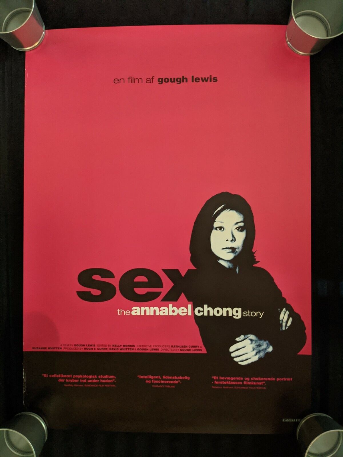 Vintage Movie Poster - Sex The Annabel Chong Story - Red/Black