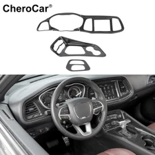 Console Gear Shift Cup Holder Dash Panel Cover Trim for Dodge Challenger 2015+