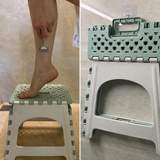 Shower Foot Rest, Shower Stool for Shaving Legs, Folding Plastic Shower Step St