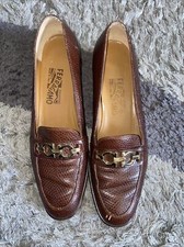 Salvatore Ferragamo Pumps Black Sz 8 AA DS F31 IN GOOD CONDITION