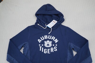 Under Armour Auburn Tigers Hoodie Womens Medium Blue Cold Gear